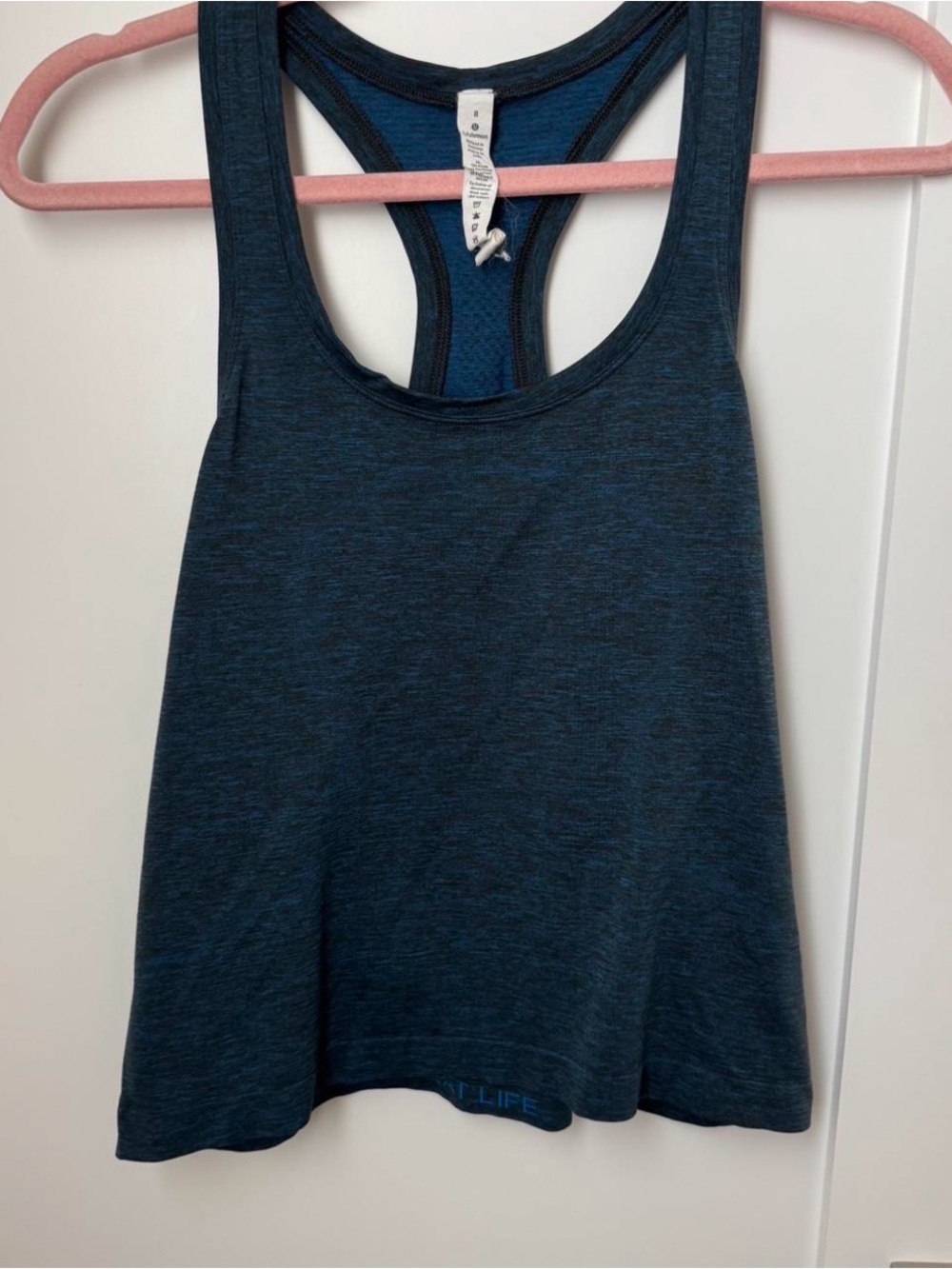 Lululemon Dark Teal Racerback Workout Tank